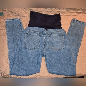 Womens Maternity Skinny Jeans Stretch Waist Size 6 No Tags